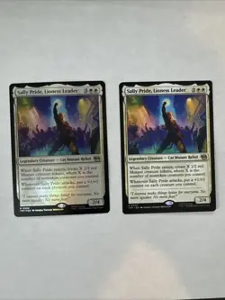 2x Sally Pride, Lioness Leader (Foil + Regular) Teenage Mutant Ninja Turtles TMT - Image 1