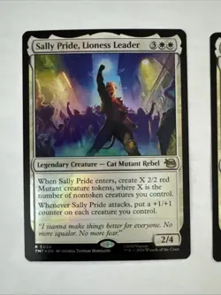 2x Sally Pride, Lioness Leader (Foil + Regular) Teenage Mutant Ninja Turtles TMT - Image 3