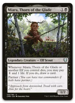 Miara, Thorn of the Glade #133 (NM) Commander Legends CMR Magic MTG - Image 1
