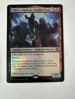 2x Tokka & Rahzar, Terrible Twos (Foil + Regular) Teenage Mutant Ninja Turtles - Image 2