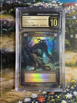 Sorcery Contested Realm - Alpha - Bosk Troll - Foil - Graded CGC Pristine 10 ✨ - Image 1