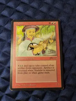 Aladdin Magic the Gathering (MTG) Arabian Nights Light Play condition - Image 1