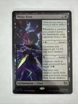 Ninja Teen (Foil) Teenage Mutant Ninja Turtles TMNT Mtg - Image 1