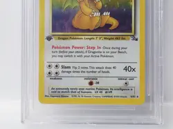 POKEMON FOSSIL 1ST EDITION #4 DRAGONITE HOLO BGS 9 NICE!!!!!! 10 SUBGRADE - Image 5