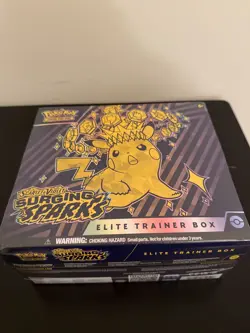 Factory Sealed Pokemon TCG: Surging Sparks - ETBs - Unweighted - Image 1