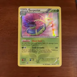 Pokemon TCG Serperior 125/124 Holo Dragons Exalted Secret Rare Card - Image 1