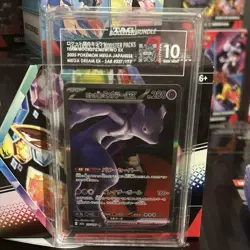 Pokemon Team Rocket's Mewtwo Ex SAR 237/193 Mega Dream TAG Graded Japanese - Image 1
