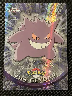 2000 Topps Chrome Pokemon T.V. Series Gengar SPECTRA #94 - Image 1