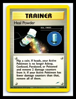 💥 Heal Powder 104/105 Neo Destiny Rare Vintage Pokemon TCG 2002 Card - Image 1