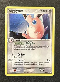 Pokemon TCG: Wigglytuff 13/100 Crystal Guardians Holo - Image 1