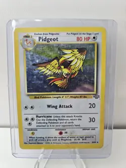 Pokemon Pidgeot Holo Rare Vintage Card 8/64 Jungle Pigdeot Pigeot - Image 1