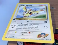 Koga’s Pidgey 80/132 1st Edition Unlimited Rare Gym Heroes Pokemon WOTC 1999 HP - Image 5