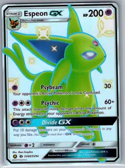 Espeon GX SV60/SV94 Hidden Fates: Shiny Vault - Pokemon Card - NM - Image 1