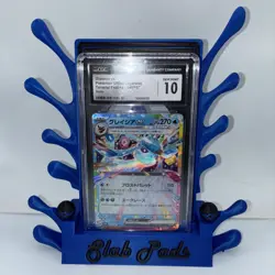 Pokemon TCG Terestal Festival (JP) Glaceon EX 041/187 RR / CGC 10 💧W/ Slab Pad - Image 1
