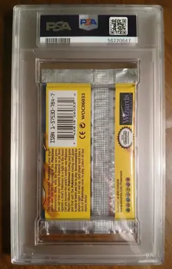 Pokemon 1st Edition Base Set Shadowless Charizard Booster Pack PSA 9 MINT - Image 2