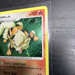 Pokemon TCG Rising Rivals ~ Arcanine lv. 53 Holo Rare 1/100 ~ NM - Image 4