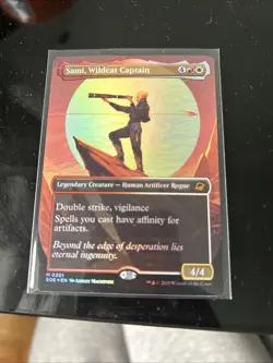 Sami, Wildcat Captain (Borderless) Edge of Eternities Foil - Image 1