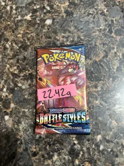 🔥Heavy 22.42🔥 Pokemon Battle Styles Booster Pack Sealed - Image 2