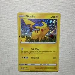 Pokemon Pikachu BW54 Black & White Promo Holo Basic 60 HP Pokemon Card - Image 2