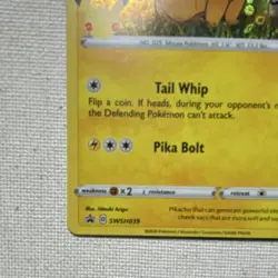 Pokemon Pikachu BW54 Black & White Promo Holo Basic 60 HP Pokemon Card - Image 3