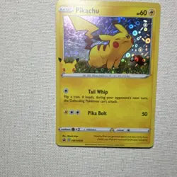 Pokemon Pikachu BW54 Black & White Promo Holo Basic 60 HP Pokemon Card - Image 4