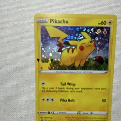 Pokemon Pikachu BW54 Black & White Promo Holo Basic 60 HP Pokemon Card - Image 5