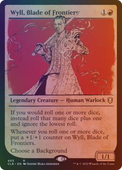 Wyll, Blade of Frontiers - CLB #405 | FOIL | NM | MTG | SHOWCASE - Image 1