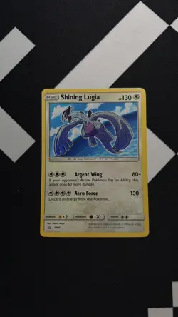 Pokemon TCG Shining Lugia SM82 Promo Holo Card Near Mint Condition - Image 1