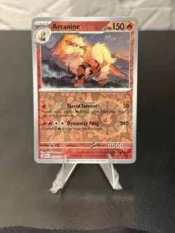 Pokemon Scarlet Violet 151 Reverse Holo 059/165 Arcanine - Image 1