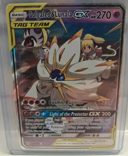 Pokemon TCG Solgaleo & Lunala GX 75/236 Cosmic Eclipse Holo Tag Team 2019 - Image 1