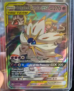 Pokemon TCG Solgaleo & Lunala GX 75/236 Cosmic Eclipse Holo Tag Team 2019 - Image 2