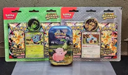 2X Pokemon TCG Mega Evolution Ascended Heroes 2 Pack Blister Sealed + 1 Tin - Image 1