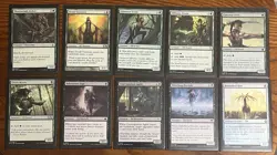 MTG Lathril Blade Of The Elves Custom Commander Deck ELF TRIBAL Sleeved With Box - Image 4