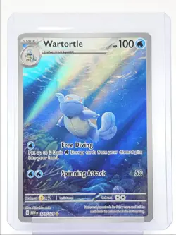 WARTORTLE 2023 POKEMON SCARLET & VIOLET 151 ILLUSTRATION RARE 171/165 Q4351 - Image 1
