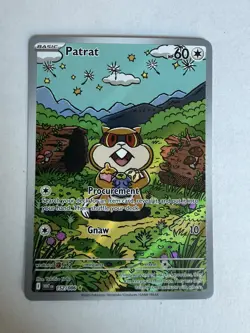 Pokemon Patrat - 152/086 SV: White Flare - English Illustration Rare IR NM Holo - Image 1