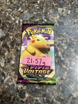 🔥Heavy 21.57 🔥 Pokemon Vivid Voltage Booster Pack Sealed - Image 2