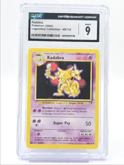 KADABRA 2002 POKEMON LEGENDARY COLLECTION UNCOMMON MINT 49/110 CGC 9 Q1195 - Image 1