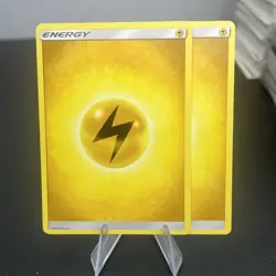 2017 Lightning Energy Pokemon TCG x2 - Image 1