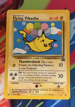 Pokemon Flying Pikachu Promo Wotc 25/53 2001 - Image 1