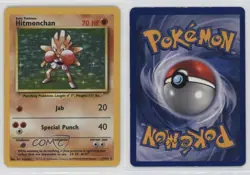 Hitmonchan Holo Pokemon Base Set #7 1999 - Image 3