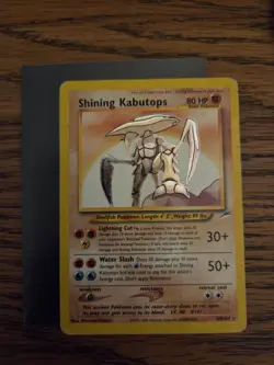 Pokemon Shining Kabutops 108/105 Neo Destiny Holo Secret Rare 80 HP Basic - Image 1