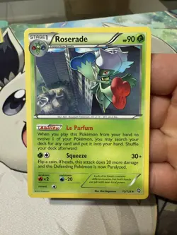 Roserade 15/124 Pokemon TCG Dragons Exalted Non-Holo LP SAME DAY SHIPPING! - Image 1