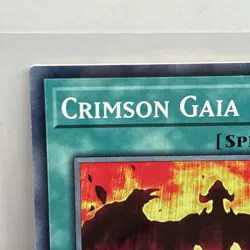 Yu-Gi-Oh! TCG 1st Edition Crimson Gaia SDCK-EN026 Spell Card NM - Image 2