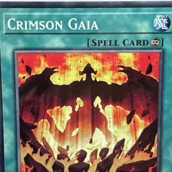 Yu-Gi-Oh! TCG 1st Edition Crimson Gaia SDCK-EN026 Spell Card NM - Image 5