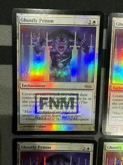 Ghostly Prison X4 FNM Promo Foil Set Dci Played - Image 2