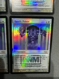 Ghostly Prison X4 FNM Promo Foil Set Dci Played - Image 4