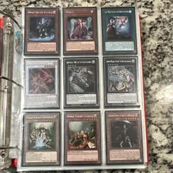 Konami Yu-Gi-Oh! TCG Binder Collection Noble Knights Drystan Borz Merlin Lot - Image 1