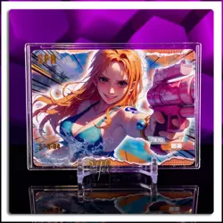Nami Card SPR Textured Premium Gold Foil One Piece CCG Anime 75pt. SPR-04 - Image 1