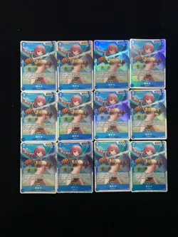 2024 One Piece TCG S-Chinese OP10-058 SR Rebecca Super Rare Holo Lot*12 LU57 - Image 1