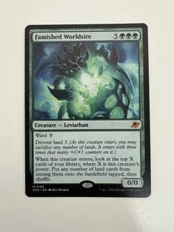 Famished Worldsire MTG Magic the Gathering Card NM Near Mint EOE - Image 1